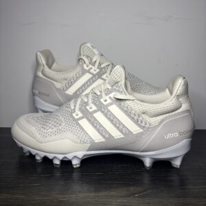 size 11 adidas ultraboost football cleats talc granite white jp7409