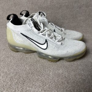 nike mens air vapormax 2021 flyknit dh4084 100 gray running shoes size 8.5