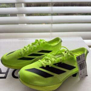 adidas adizero finesse track spikes men's size 6 ig2018 lucid lemon / black