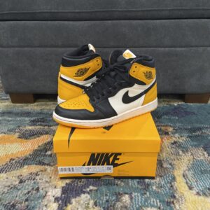 air jordan 1 retro og high yellow toe (taxi)