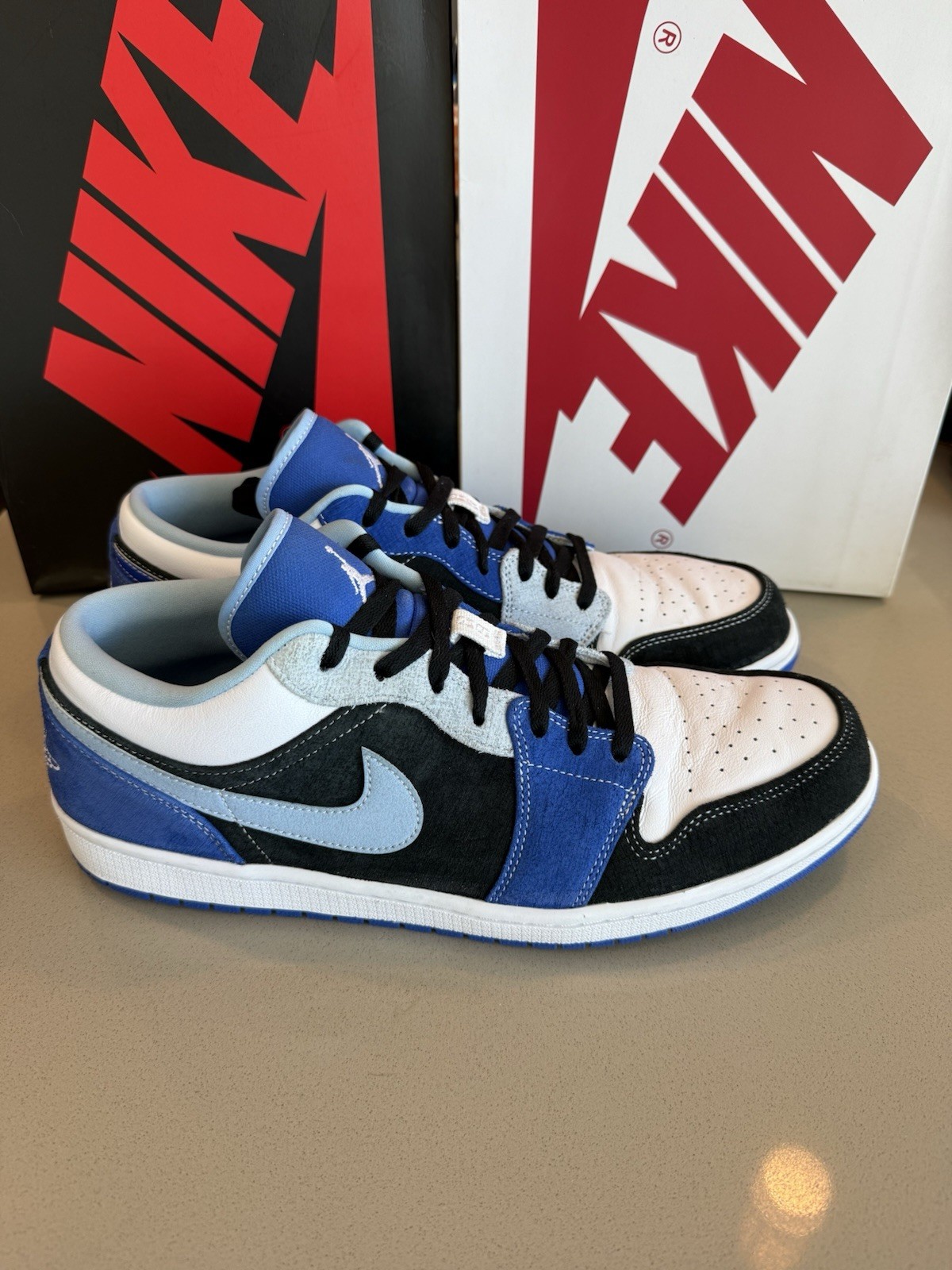 jordan air jordan 1 se low dh0206 400 racer blue suede low top men's sneakers jordan air jordan 1 se low dh0206 400 racer blue suede low top men's sneakers