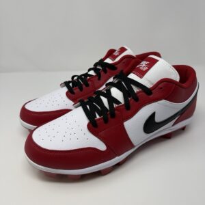 nike air jordan 1 retro mcs low chicago baseball cleats cj8524 611 men's size 14