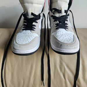 nike air jordan1 high og “light smoke grey” 555088 126 sneakers men's us size 10