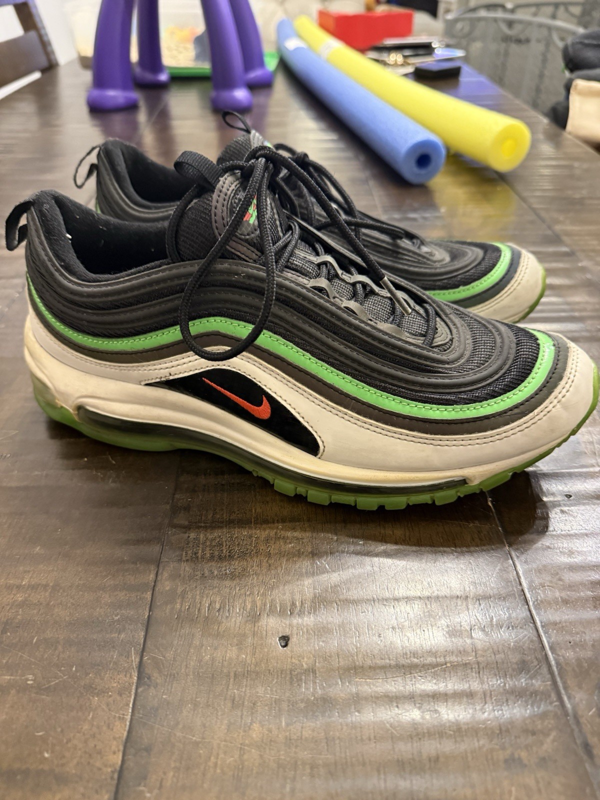 nike air max 97 og city pride dallas home black green white size 9.5 nike air max 97 og city pride dallas home black green white size 9.5