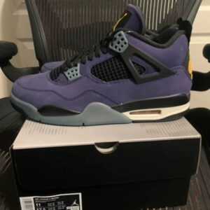 air jordan 4 retro lakers imperial purple mens size 11 deadstock