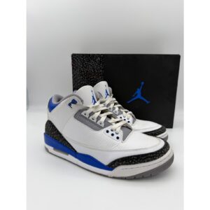 air jordan 3 retro racer blue white black ct8532 145 mens size 10 og box