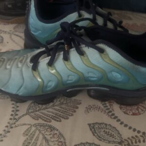 nike air vapormax plus 924453 407 mens 11running shoes current blue sneakers