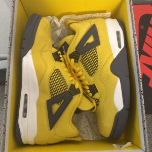 size 12 jordan 4 retro mid lightning
