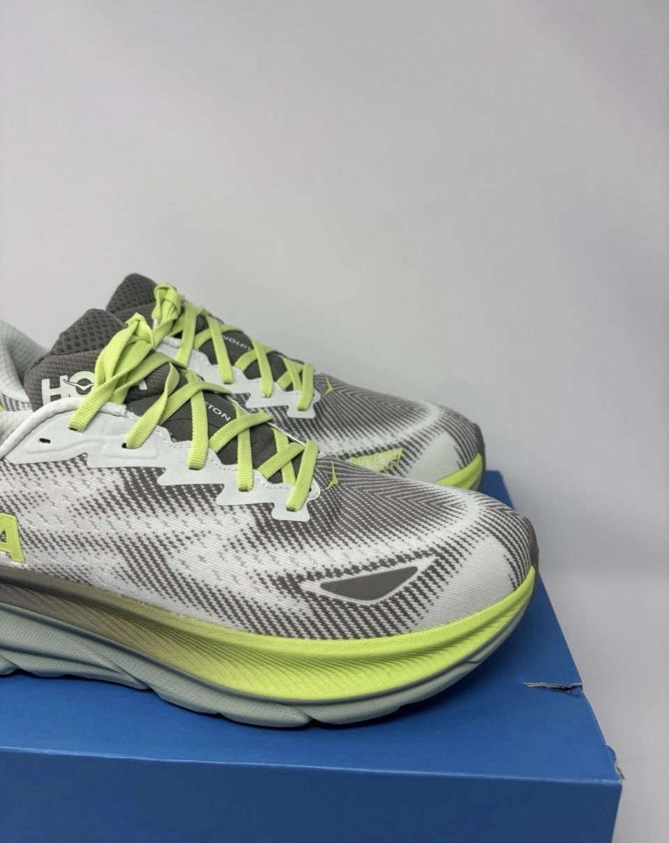 hoka one one clifton 9 gtx 1141470f stlv slate aloe vera green men's size 10.5 d hoka one one clifton 9 gtx 1141470f stlv slate aloe vera green men's size 10.5 d