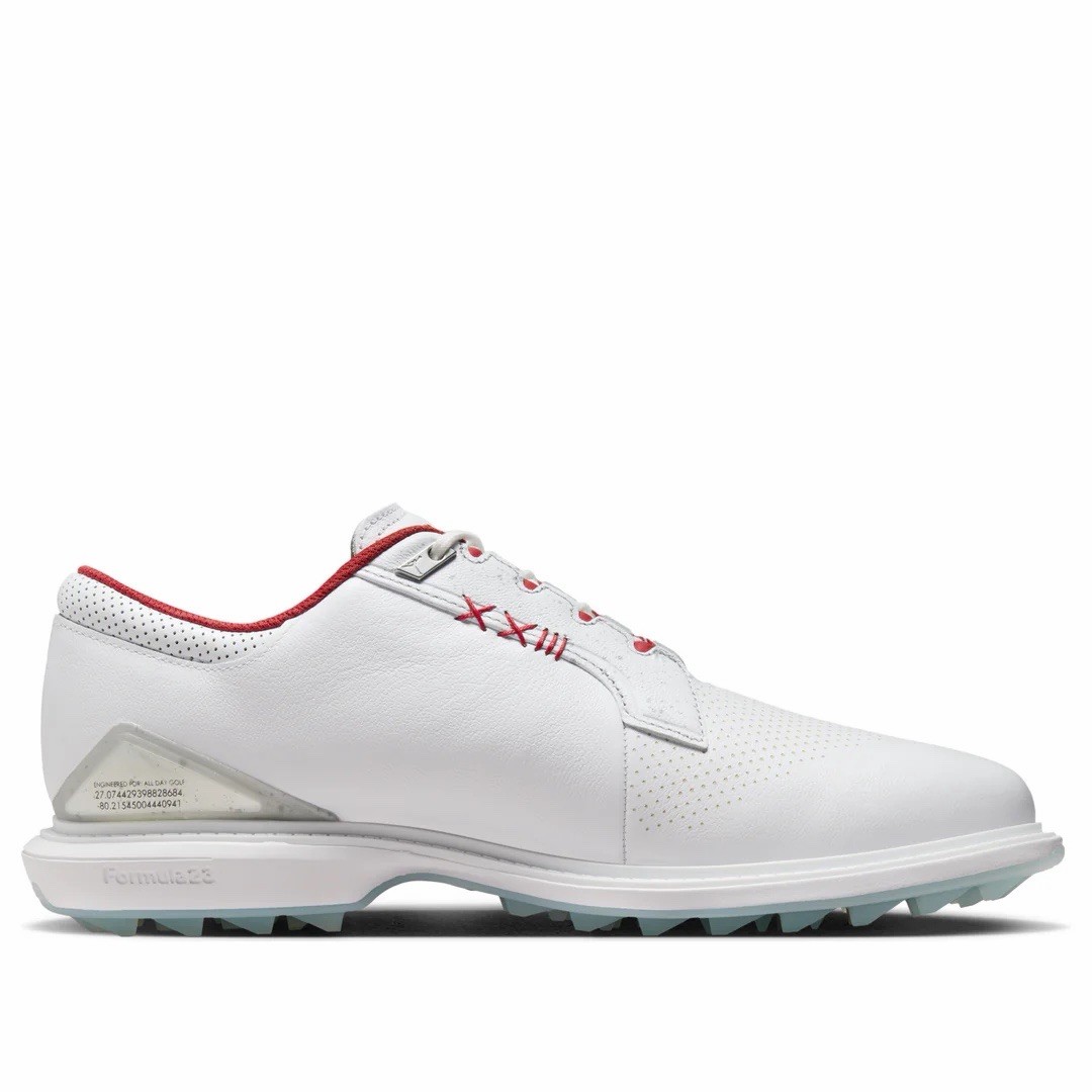 nike air jordan adg 5 golf cleats wide white silver red men's size 12 fq7874 101 nike air jordan adg 5 golf cleats wide white silver red men's size 12 fq7874 101