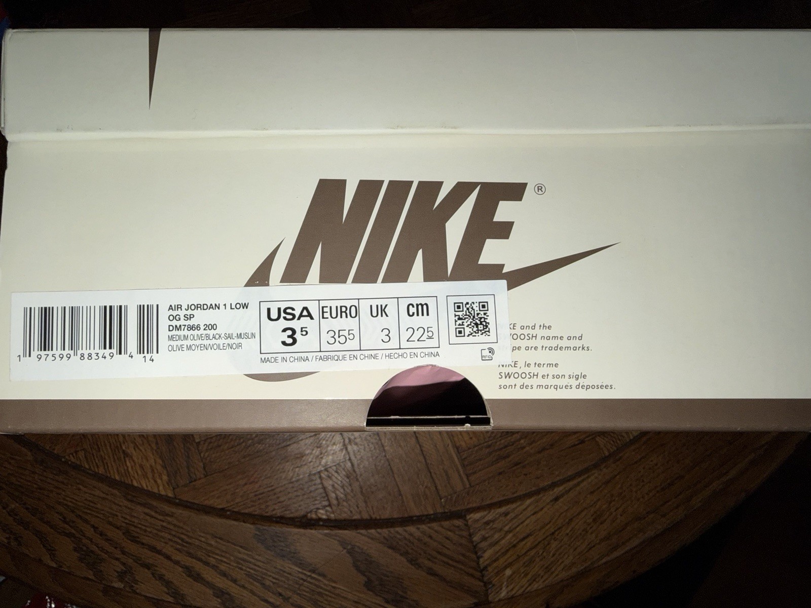 nike air jordan 1 low og sp travis scott reverse olive dm7866 200 men's nike air jordan 1 low og sp travis scott reverse olive dm7866 200 men's
