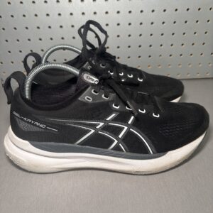 asics gel kayano 31 running shoes mens size 8.5 black white sneakers 1011b867
