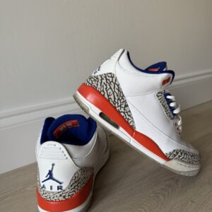 jordan air jordan 3 retro knicks rivals 2019 white/orange/blue 136064 148