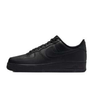 nike air force 1 low '07 triple black cw2288 001 leather sneakers shoes