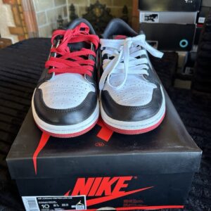 air jordan 1 black toe low