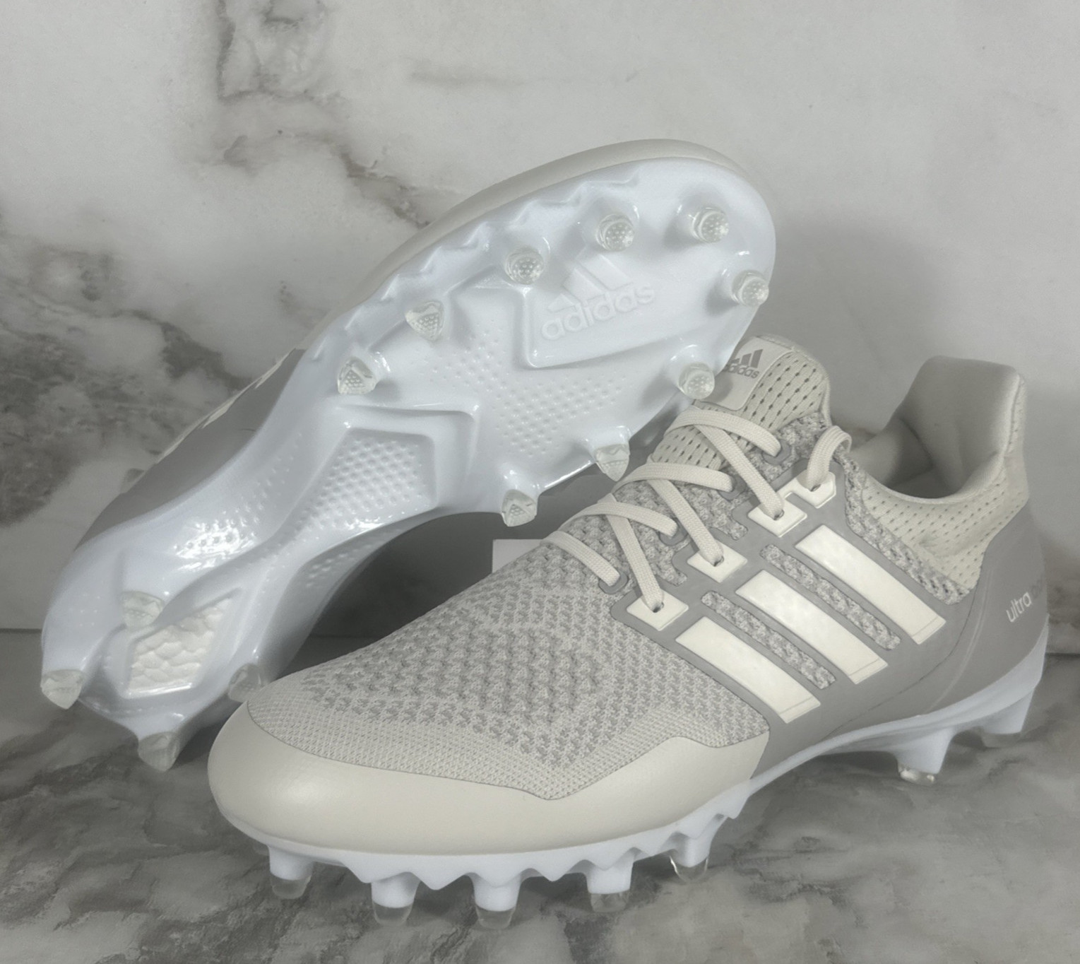adidas ultra boost football cleats mens size 11.5 talc white granite new jp7409 adidas ultra boost football cleats mens size 11.5 talc white granite new jp7409