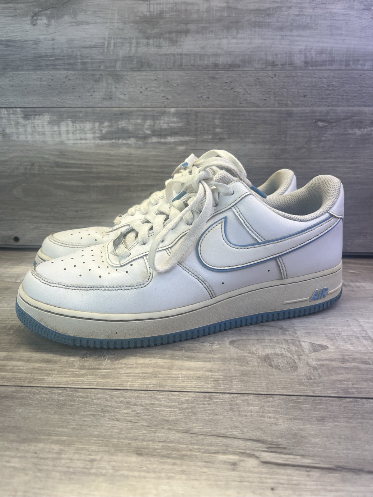 nike air force 1 shoes sneaker university blue white dv0788 101 mens sz 10 nike air force 1 shoes sneaker university blue white dv0788 101 mens sz 10