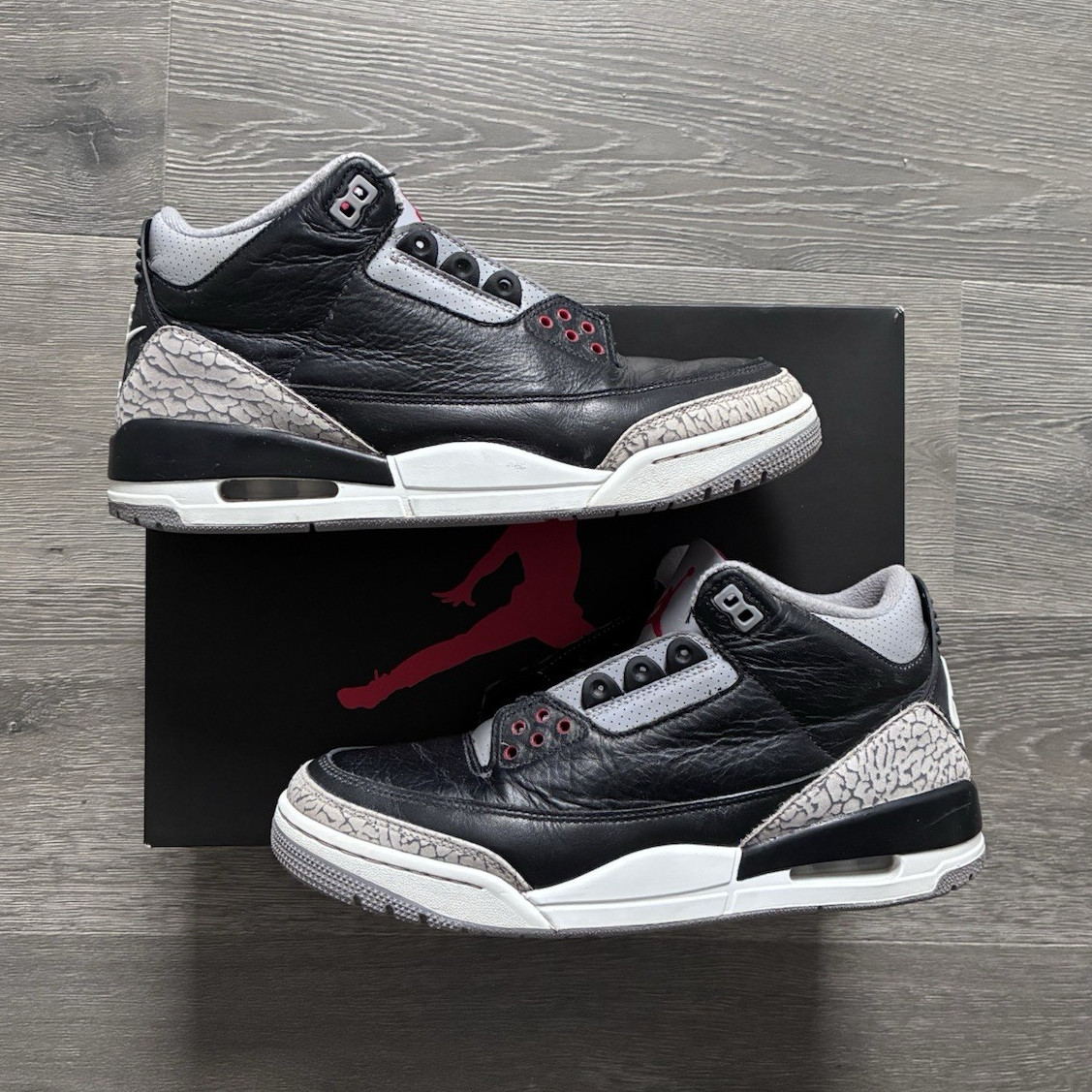 jordan air jordan 3 retro og black cement leather mid top sneaker dn3707 010 men jordan air jordan 3 retro og black cement leather mid top sneaker dn3707 010 men