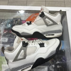 size 10m/11.5w jordan 4 retro white cement (2025) fv5029 100 pre owned