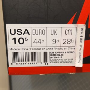 jordan air jordan 1 retro high og all star chameleon black/white 907958 015