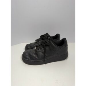 nike air force 1 07 triple black leather low top sneakers cw2288 001 mens 7 us
