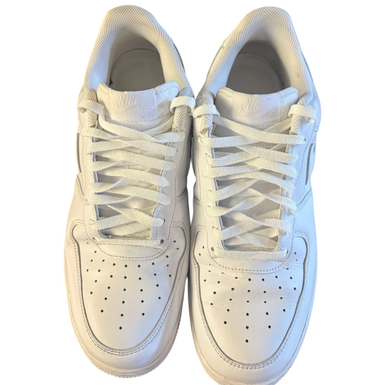 nike air force 1 low sneakers shoes size 11 triple white cw2288 111 '07 nike air force 1 low sneakers shoes size 11 triple white cw2288 111 '07