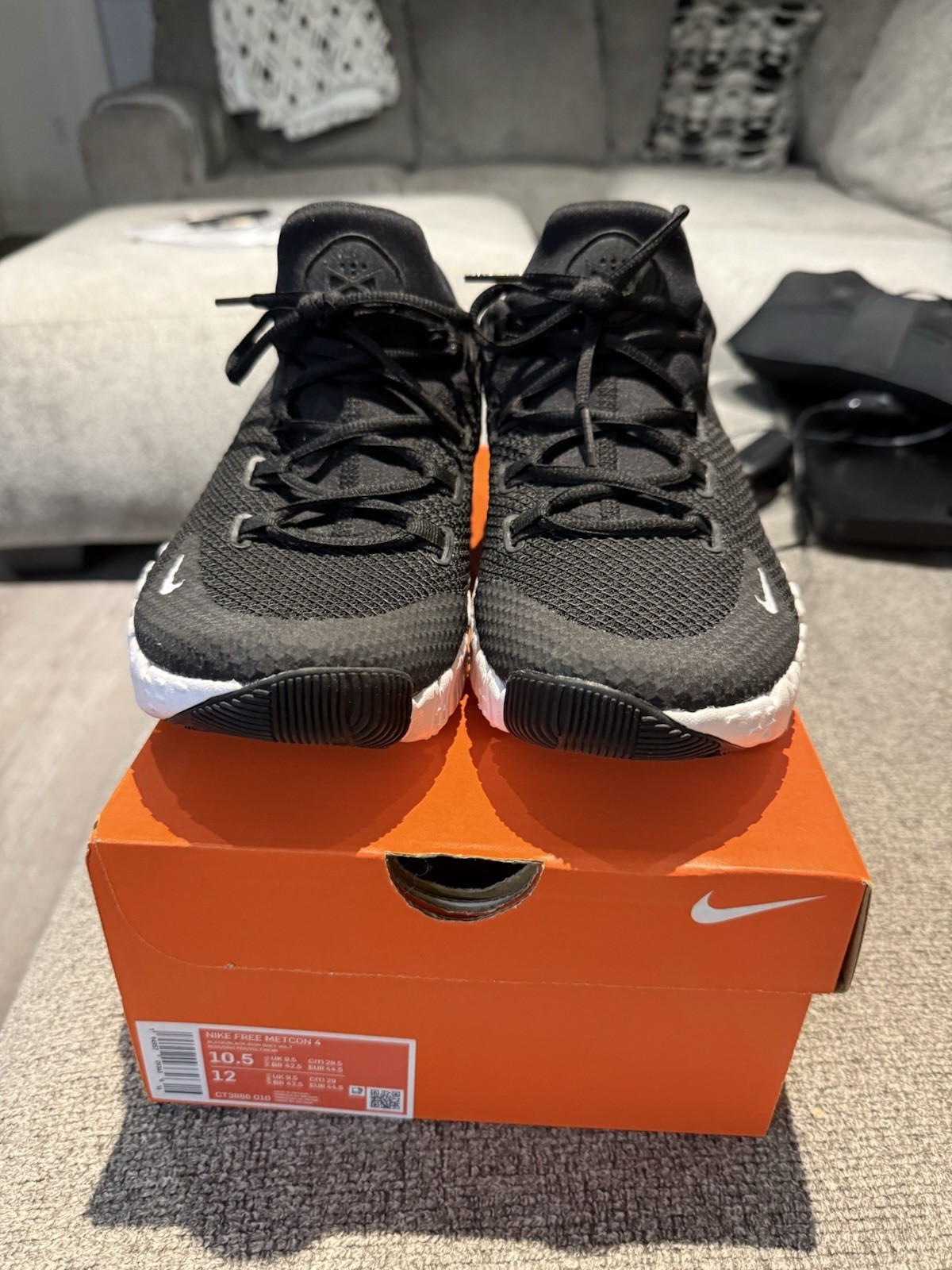 nike free metcon 4 team black sz 10.5 mens running, crossfit, great condition nike free metcon 4 team black sz 10.5 mens running, crossfit, great condition