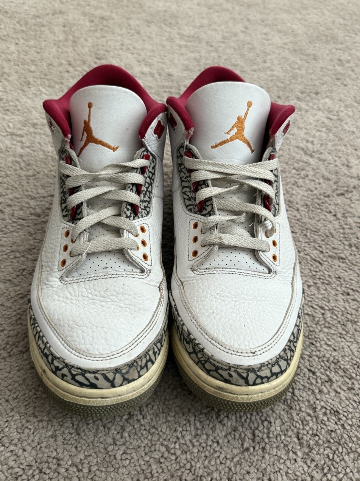 nike air jordan 3 retro men's 10.5 cardinal red sneakers ct8532 126 shoes nike air jordan 3 retro men's 10.5 cardinal red sneakers ct8532 126 shoes