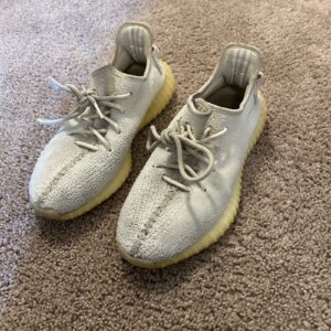 adidas yeezy boost 350 v2 cream white sneakers men’s size 9.5