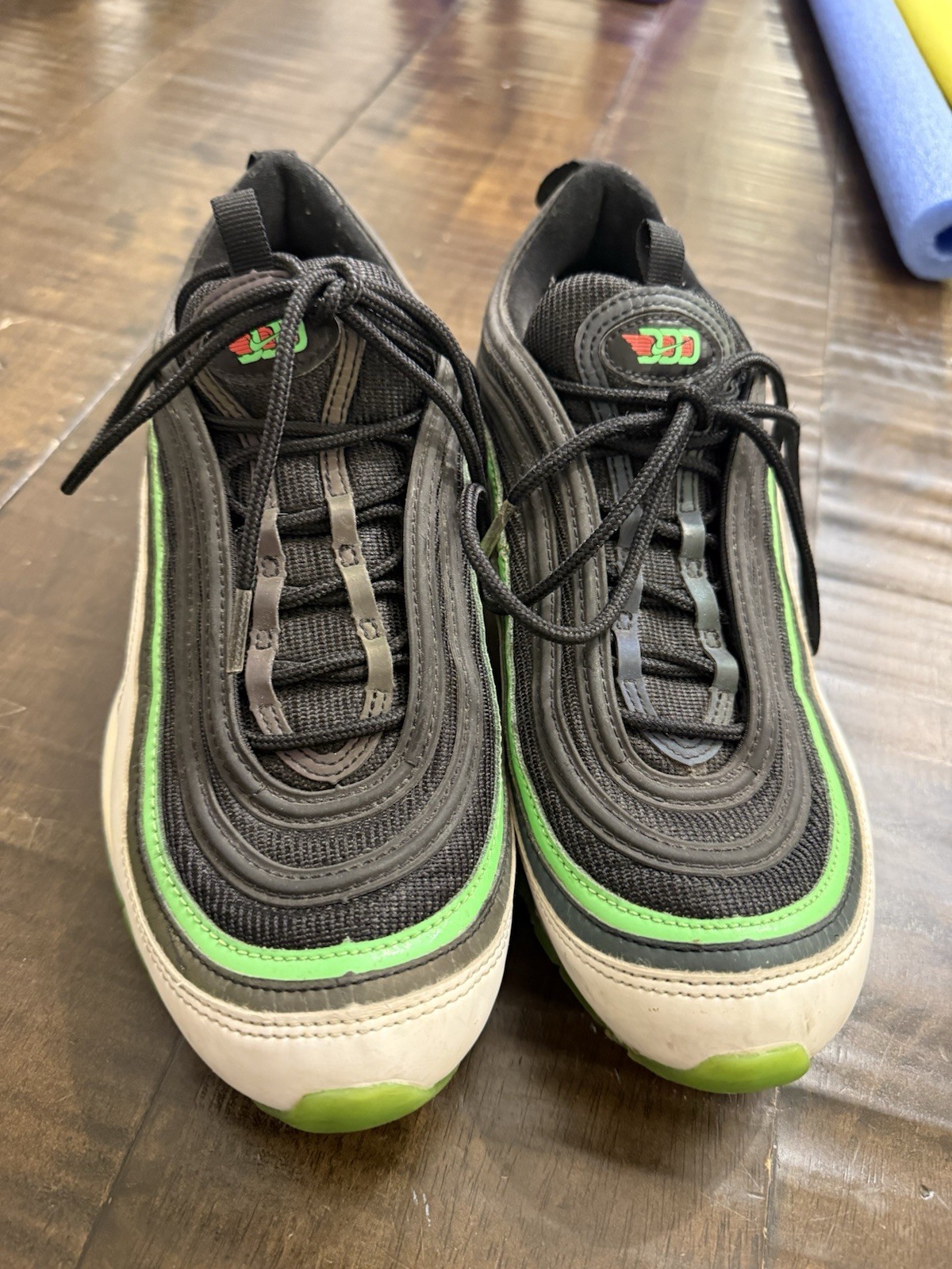 nike air max 97 og city pride dallas home black green white size 9.5 nike air max 97 og city pride dallas home black green white size 9.5
