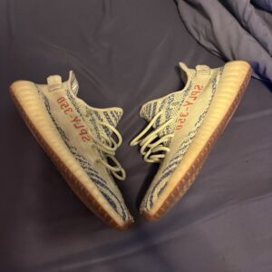size 9.5 adidas yeezy boost 350 v2 low semi frozen yellow