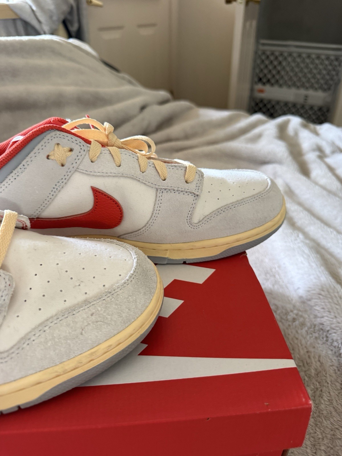 nike dunk low retro white red dd1391 100 men's low top sneakers nike dunk low retro white red dd1391 100 men's low top sneakers