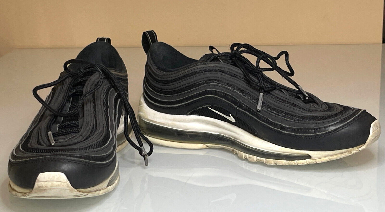 nike air max 97 black white oreo panda 921826 001 men's 10 retro running nike air max 97 black white oreo panda 921826 001 men's 10 retro running
