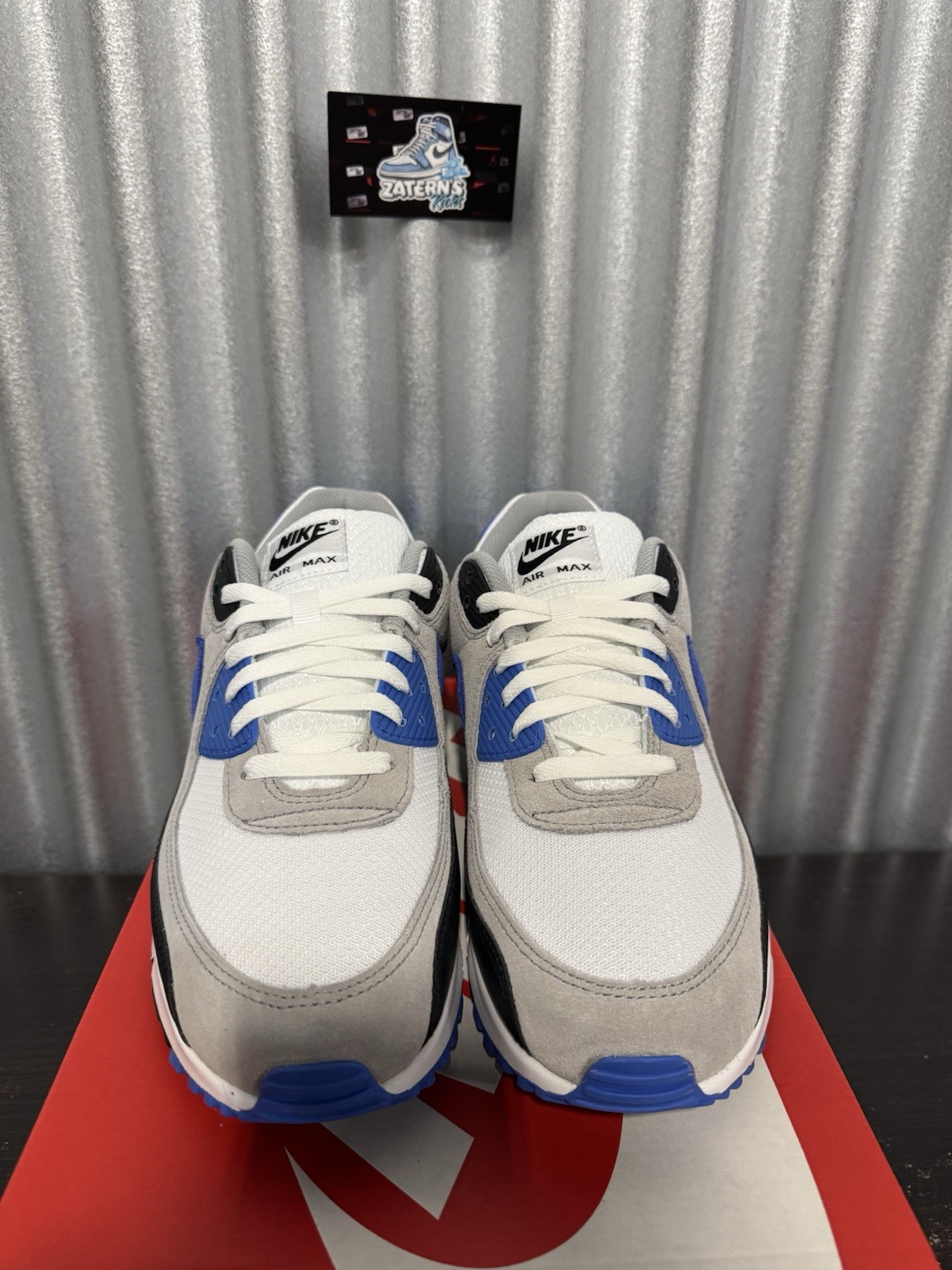 nike air max 90 white blue crystal size 12 men's brand new dm0029 122 nike air max 90 white blue crystal size 12 men's brand new dm0029 122