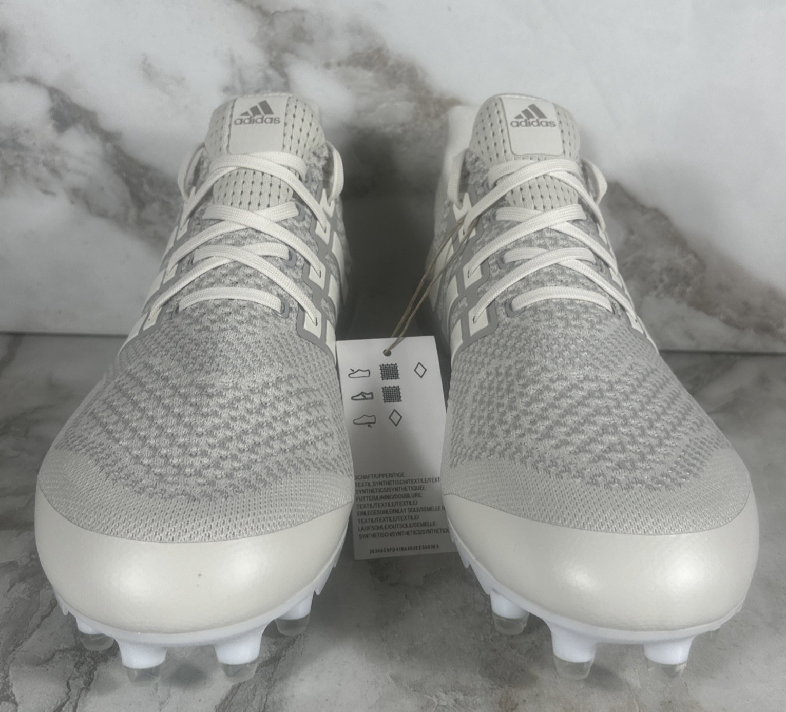 adidas ultra boost football cleats mens size 11.5 talc white granite new jp7409 adidas ultra boost football cleats mens size 11.5 talc white granite new jp7409