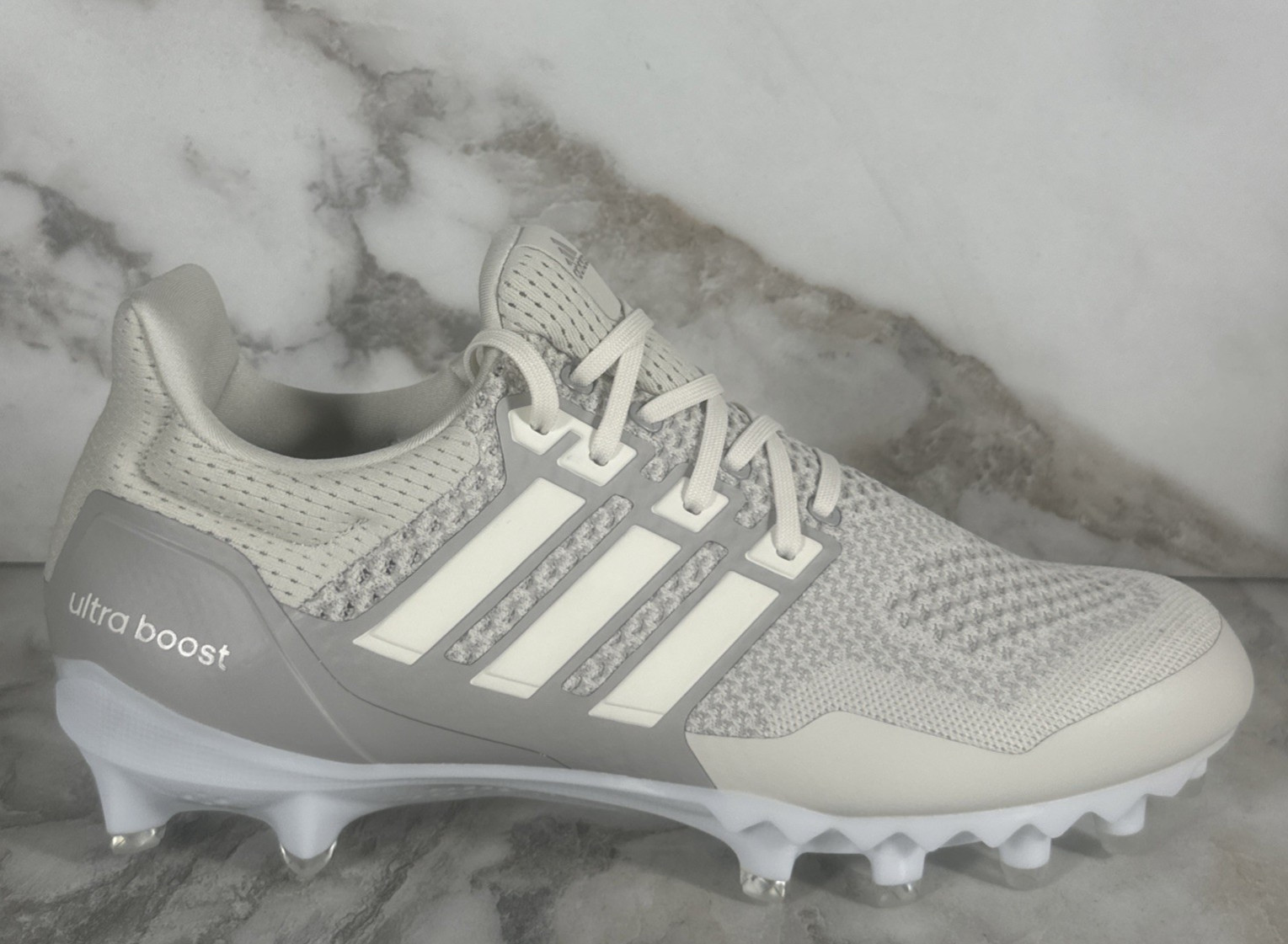 adidas ultra boost football cleats mens size 11.5 talc white granite new jp7409 adidas ultra boost football cleats mens size 11.5 talc white granite new jp7409