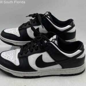 authentic nike mens dunk low dd1391 100 black white sneakers shoes size 8.5