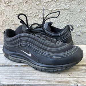 nike shoes men size 12 air max 97 black anthracite terry cloth 921826 015