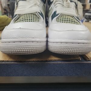 size 10 air jordan 4 retro oxidized green