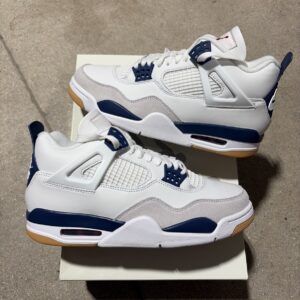 size 8 us jordan 4 retro sb navy ds ships now