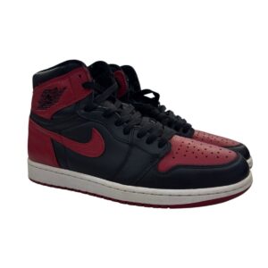 size 9.5 jordan 1 retro og high banned, bred