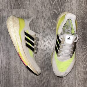 adidas ultraboost 21 j 'white solar yellow' fz2929 size 6