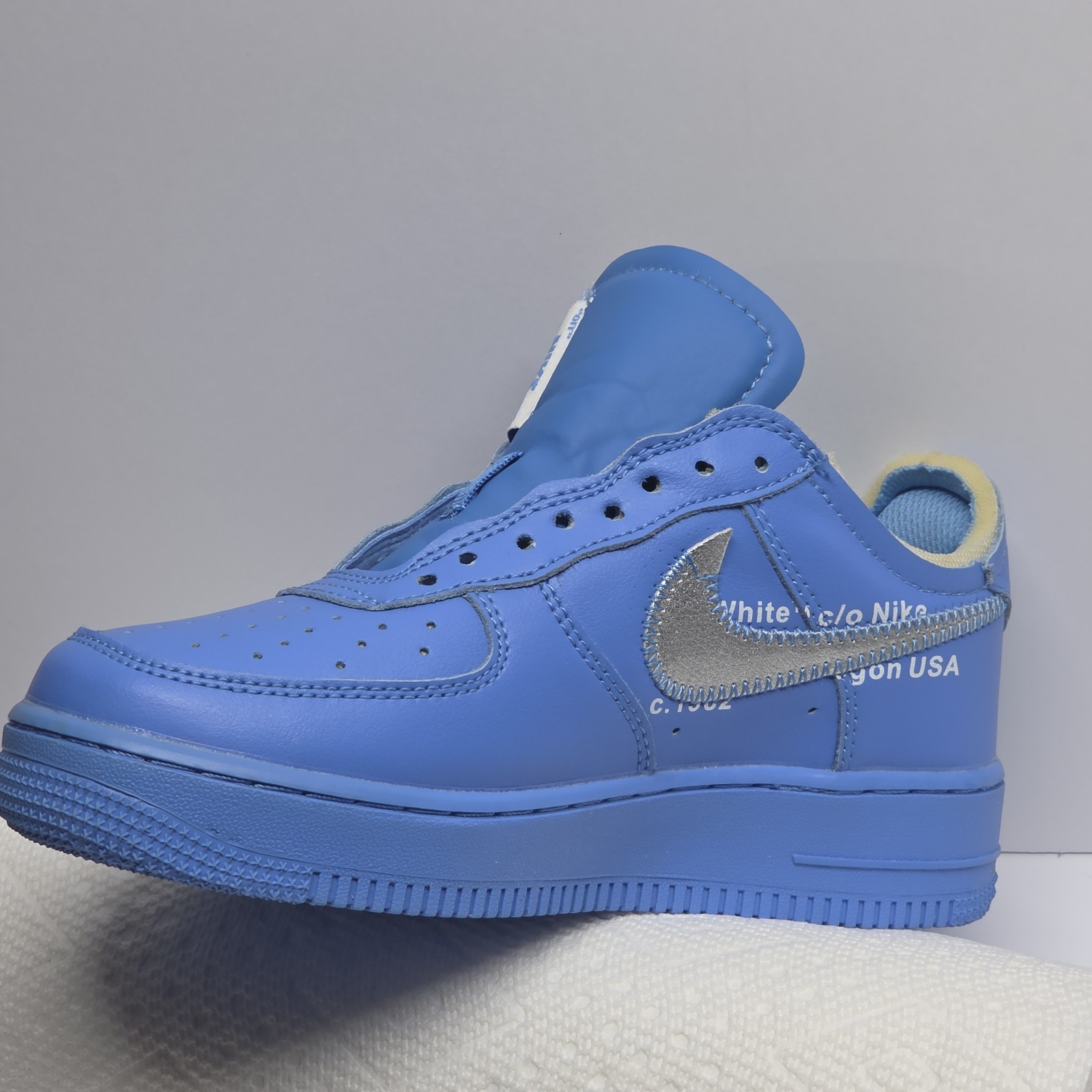 nike air force 1 low off white university blue mca men's sneaker ci1173 400 nike air force 1 low off white university blue mca men's sneaker ci1173 400