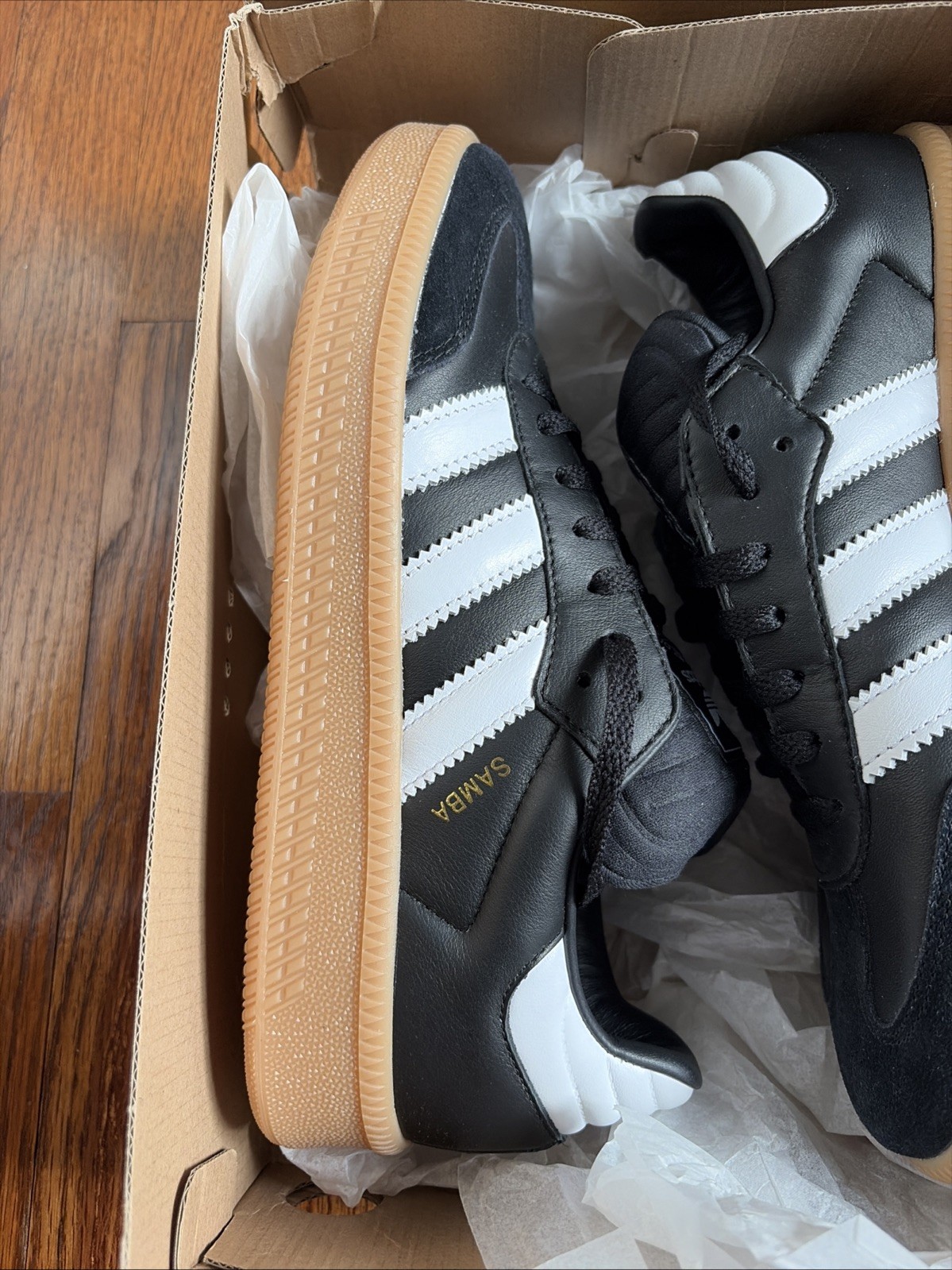adidas samba xlg core black gum mens ie1379 new in box size 9 unisex adidas samba xlg core black gum mens ie1379 new in box size 9 unisex