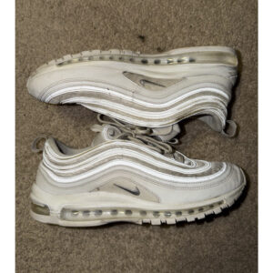 nike air max 97 triple white wolf gray 2017 low top sneaker 921826 101