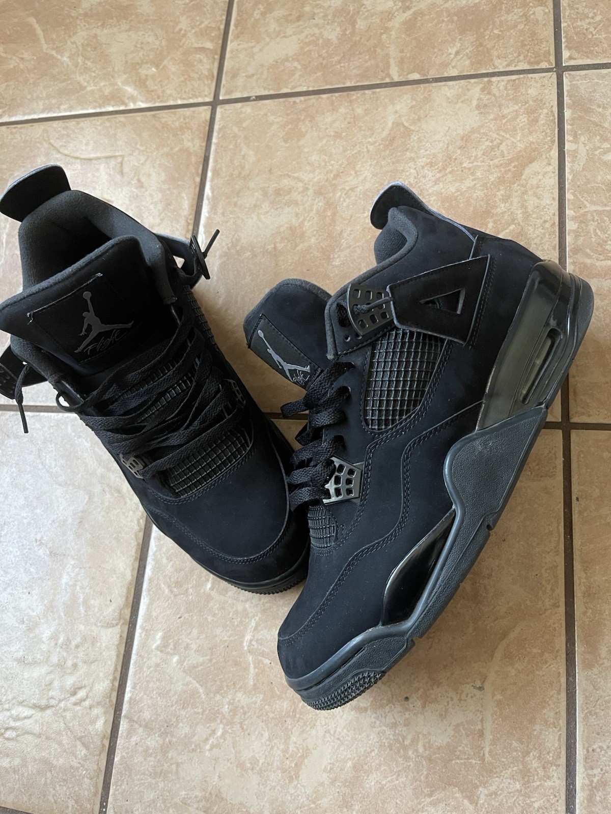 jordan air jordan 4 retro black cat black men’s mid top lace up sneakers jordan air jordan 4 retro black cat black men’s mid top lace up sneakers