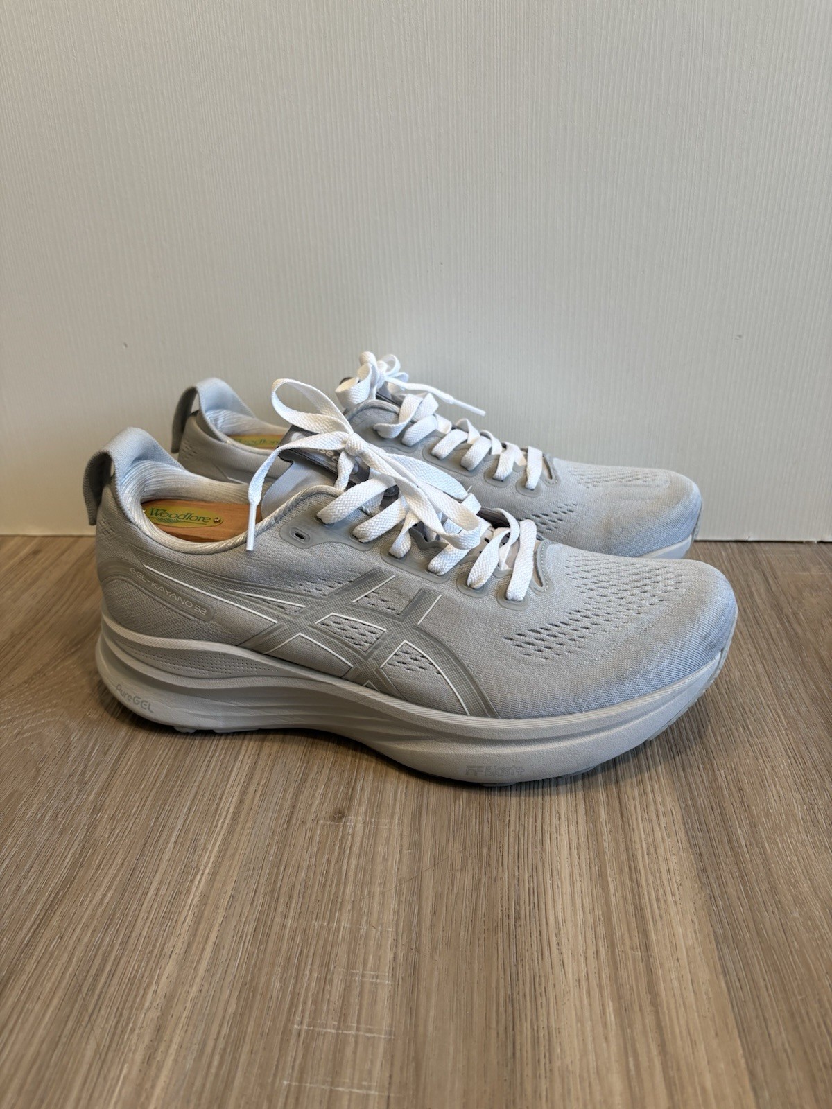 asics gel kayano 32 running walking shoes grey gravel comfort men's size 10 asics gel kayano 32 running walking shoes grey gravel comfort men's size 10