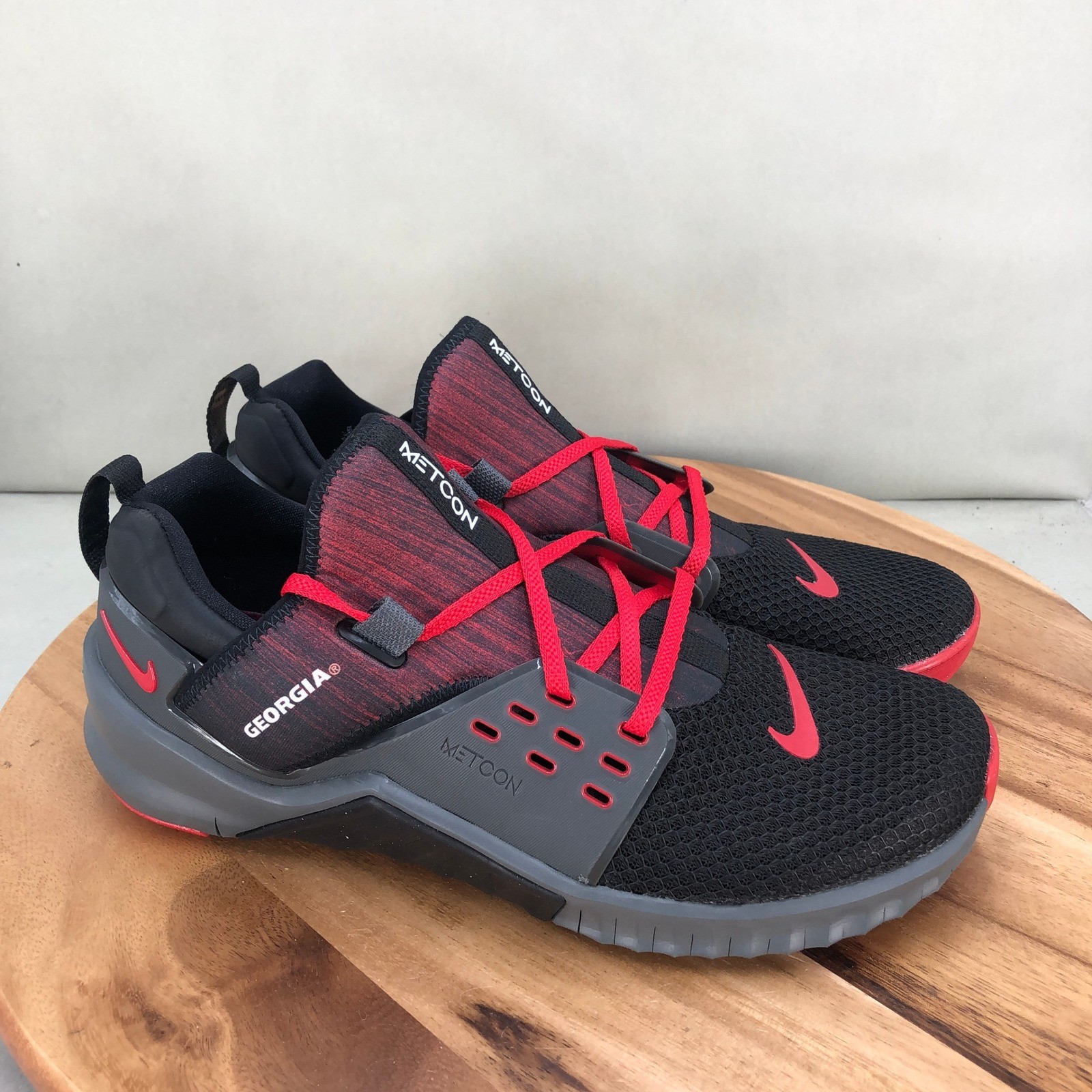 nike free metcon 2 georgia bulldogs mens training shoes black red cq8153 001 11 nike free metcon 2 georgia bulldogs mens training shoes black red cq8153 001 11