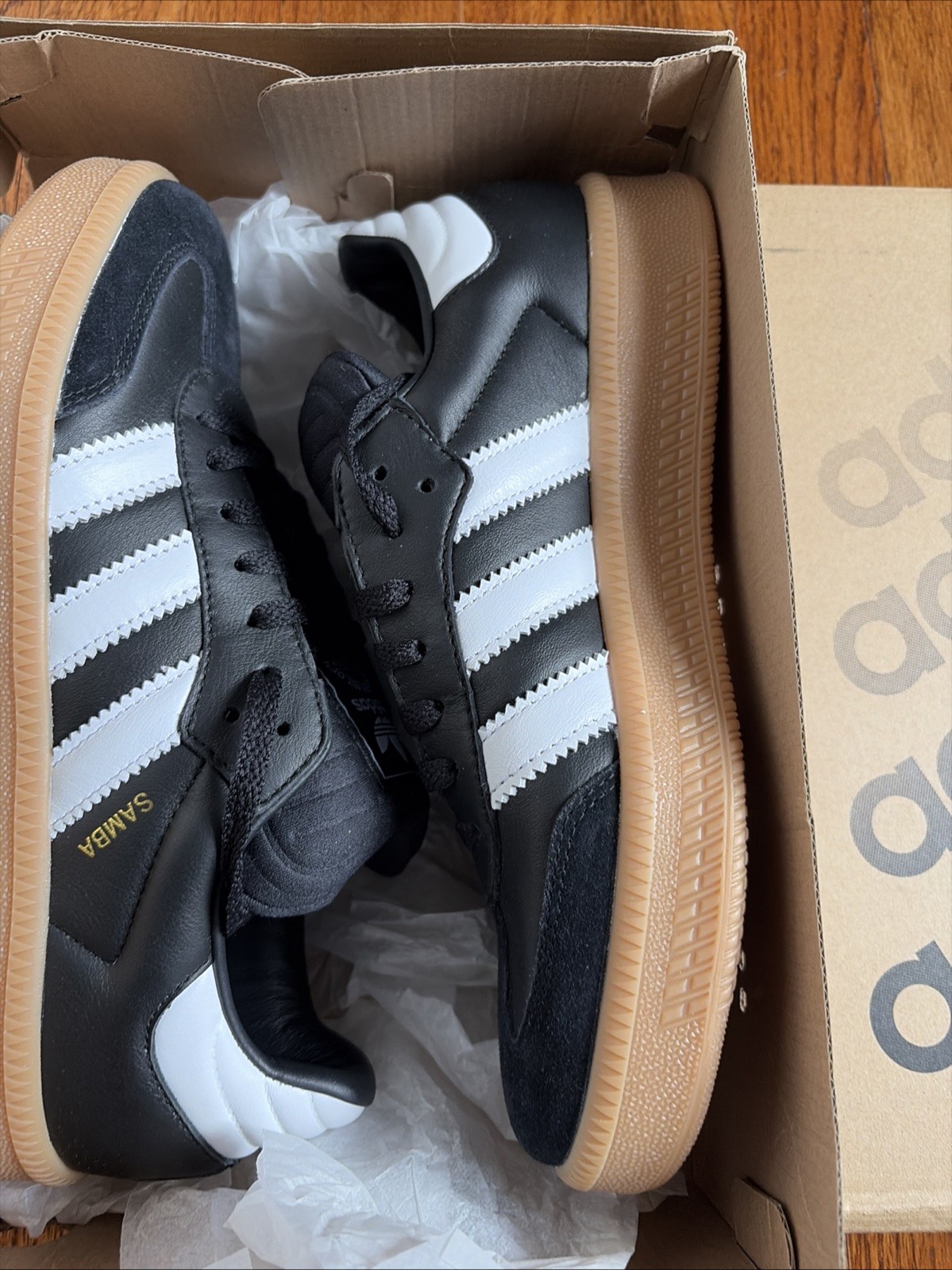 adidas samba xlg core black gum mens ie1379 new in box size 9 unisex adidas samba xlg core black gum mens ie1379 new in box size 9 unisex