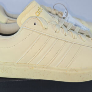adidas grand court 2.0 womens size 8 low top sneakers warm vanilla jh8681
